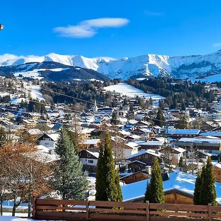 Exceptional View Of Village And Mountain Apartment Megeve